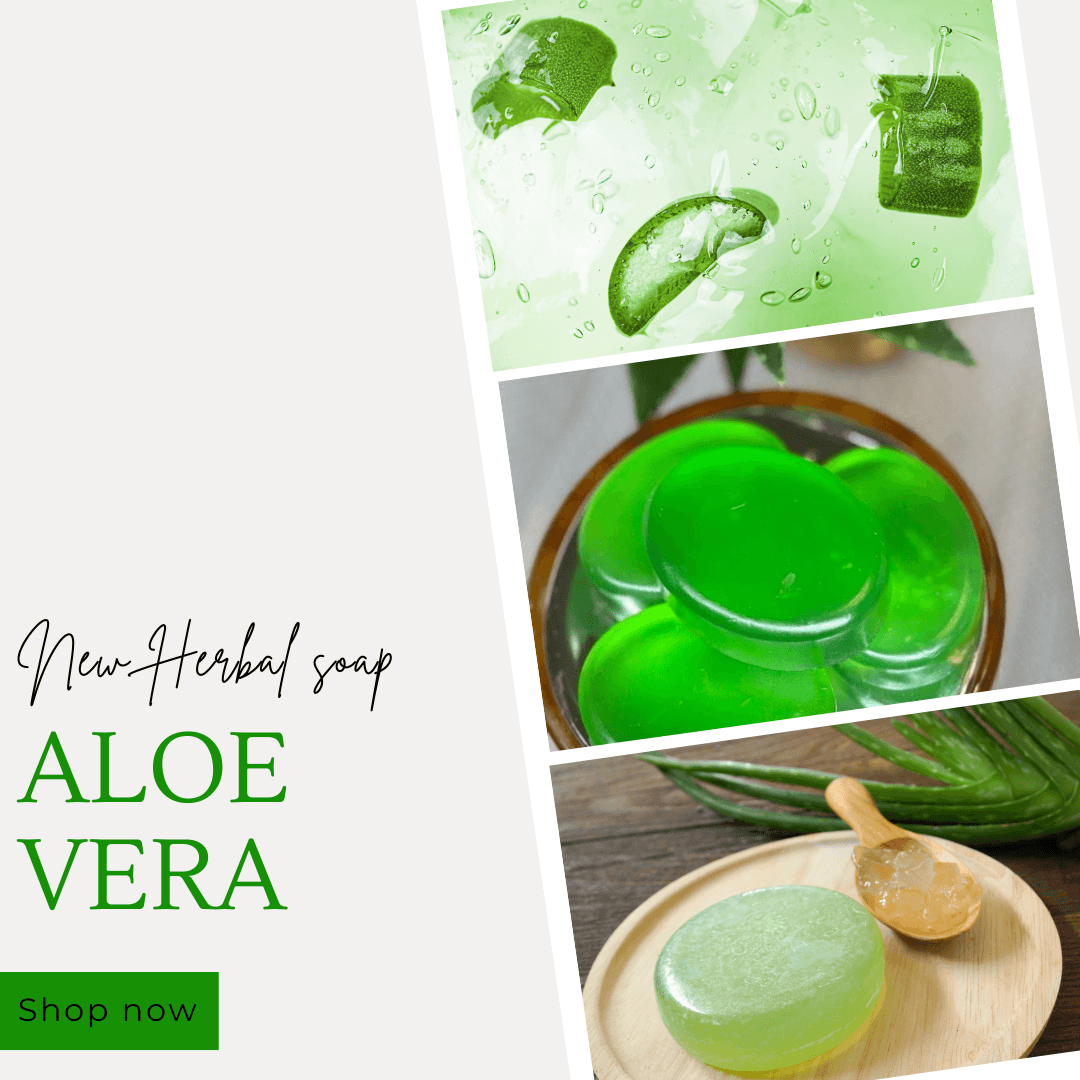 Aloe Vera Glycerine Soap – Hydrating & Skin-Soothing Care – Pack of 3, 375g (125g each) - Shipcart Ecommerce Official