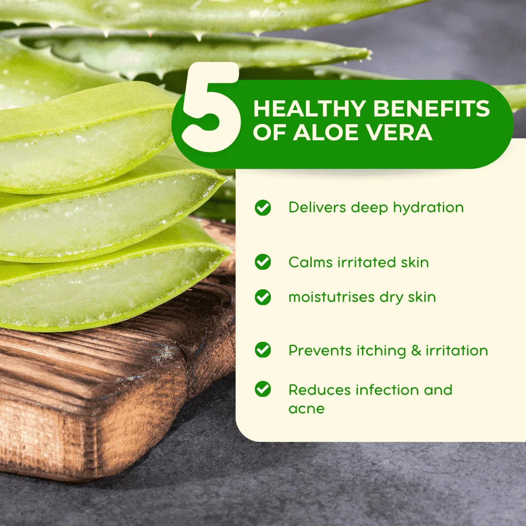 Aloe Vera Glycerine Soap – Hydrating & Skin-Soothing Care – Pack of 3, 375g (125g each) - Shipcart Ecommerce Official