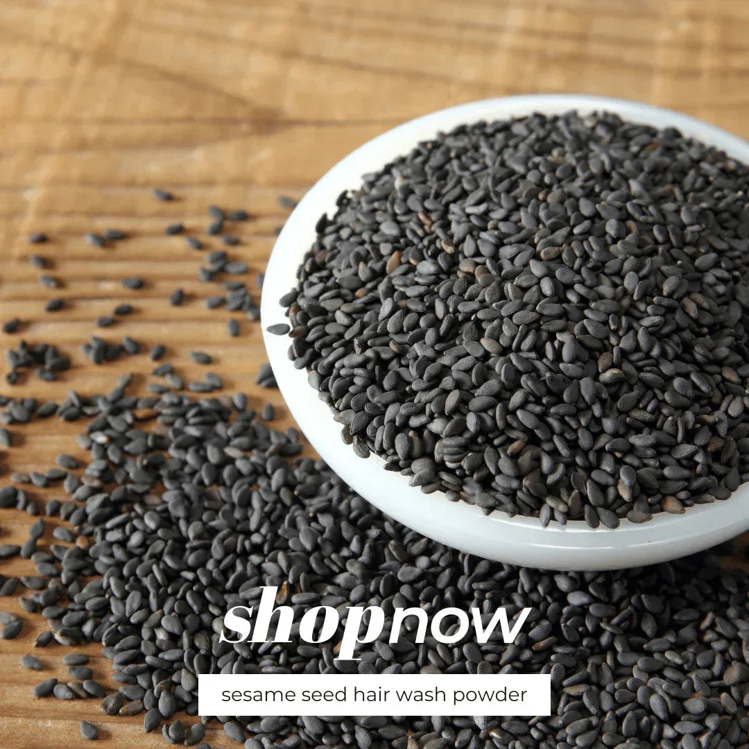 Sesame Hair Pack Powder – Nourishing, Hair Strengthening & Scalp Care, 100g - Shipcart Ecommerce Official
