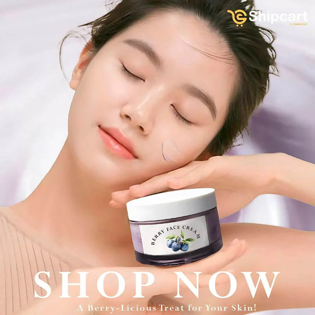 Berry Face Cream – Hydration, Brightening & Skin Repair, 50g - Shipcart Ecommerce Official