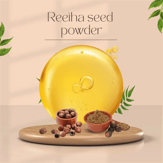 Reetha Hair Pack Powder – Natural Cleanser, Hair Strengthening & Shine, 100g - Shipcart Ecommerce Official