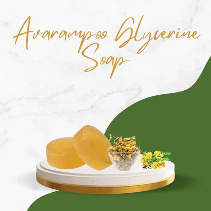 Avarampoo Glycerine Soap – Herbal Brightening & Hydration, Pack of 3, 375g (3x125g) - Shipcart Ecommerce Official