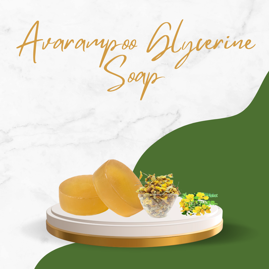 Avarampoo Glycerine Soap – Herbal Glow, Hydration & Skin Brightening, 100g