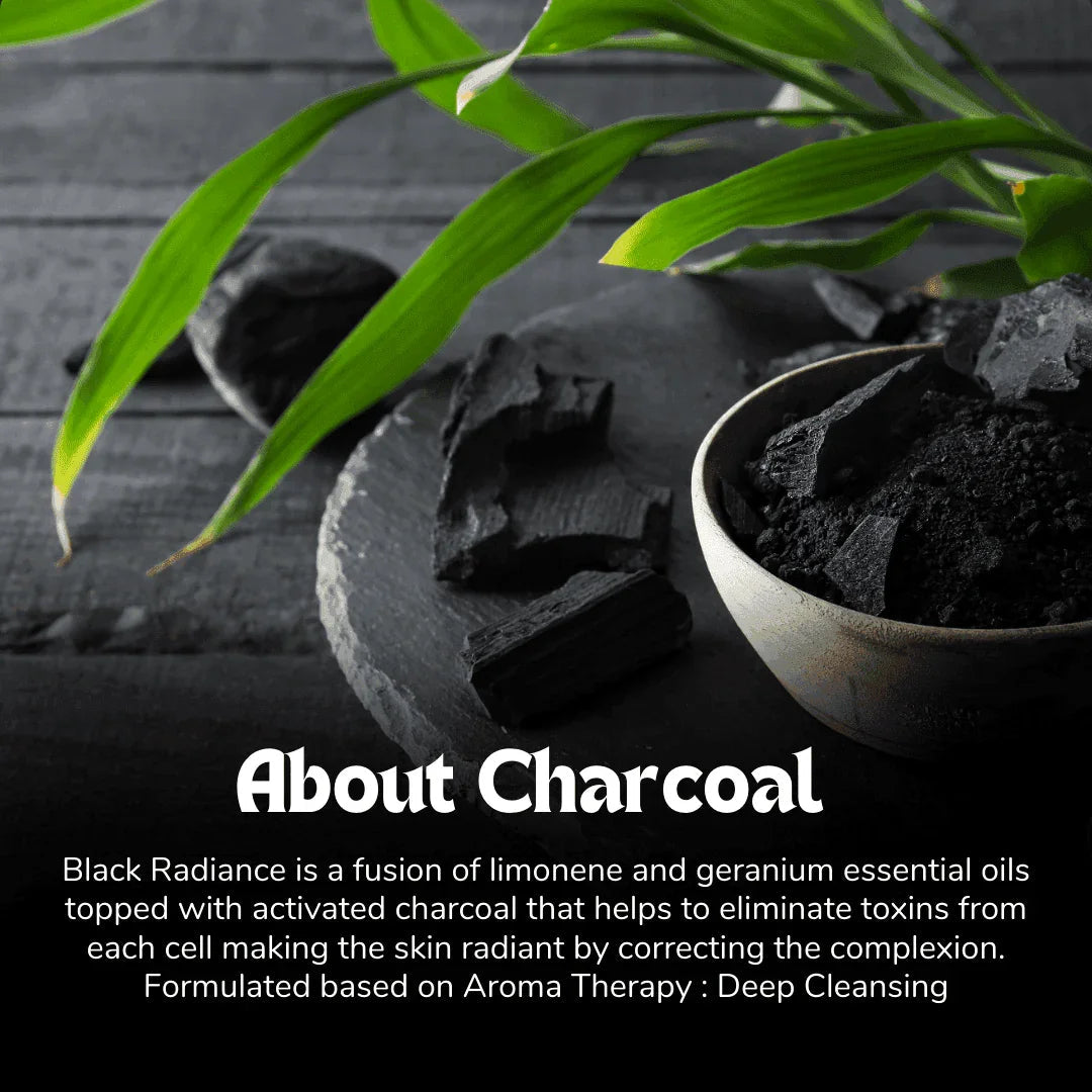 Charcoal Glycerine Soap | Deep Cleanse & Detox – Pack of 3, 375g (125g Each) - Shipcart Ecommerce Official