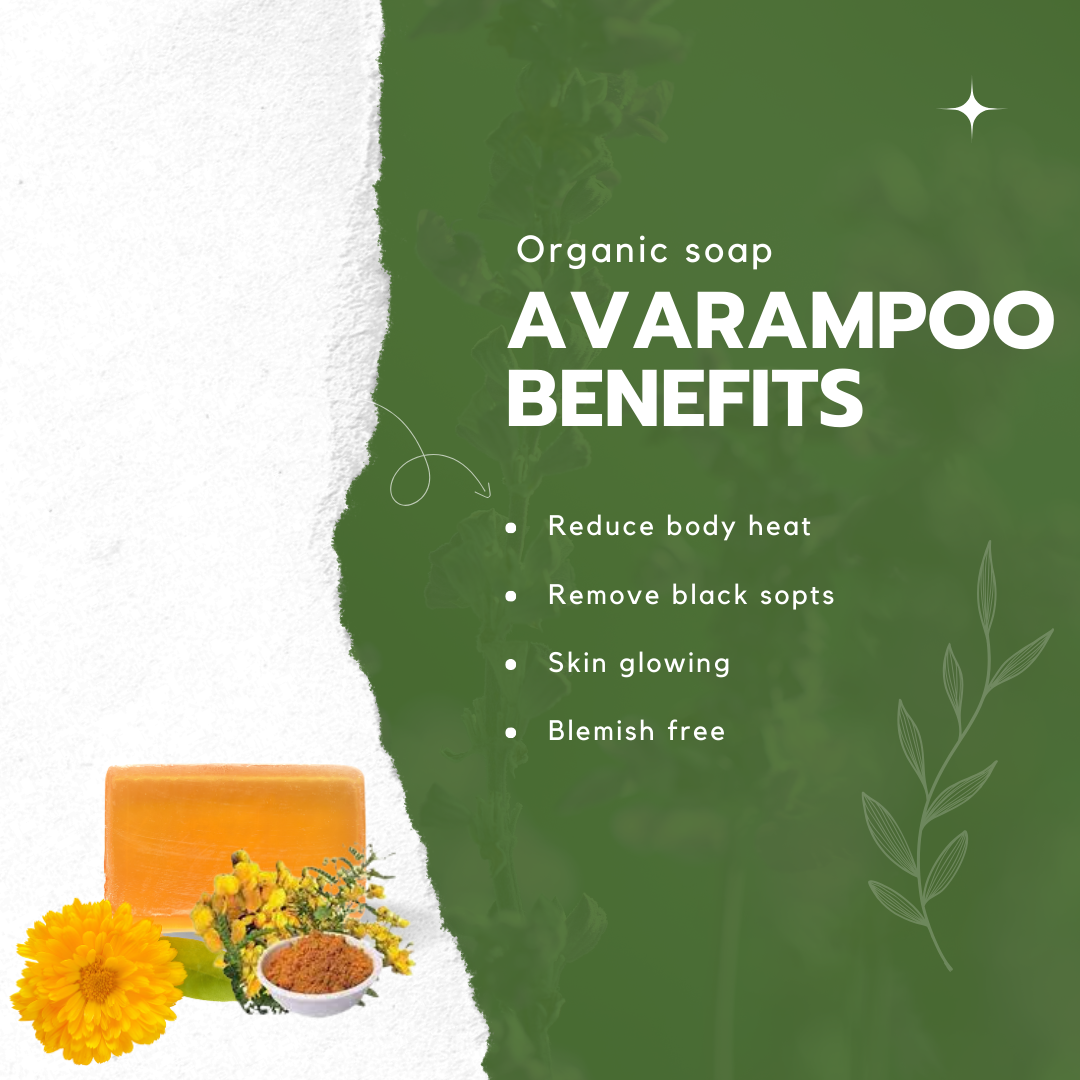 Avarampoo Glycerine Soap – Herbal Glow, Hydration & Skin Brightening, 100g