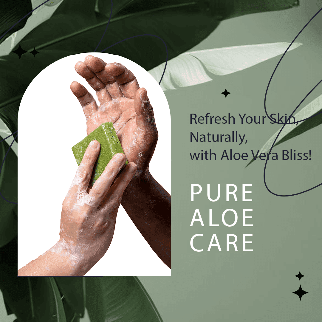 Organic Special Aloe Vera Soap – Hydration, Brightening & Skin Soothing, 125g - Shipcart Ecommerce Official