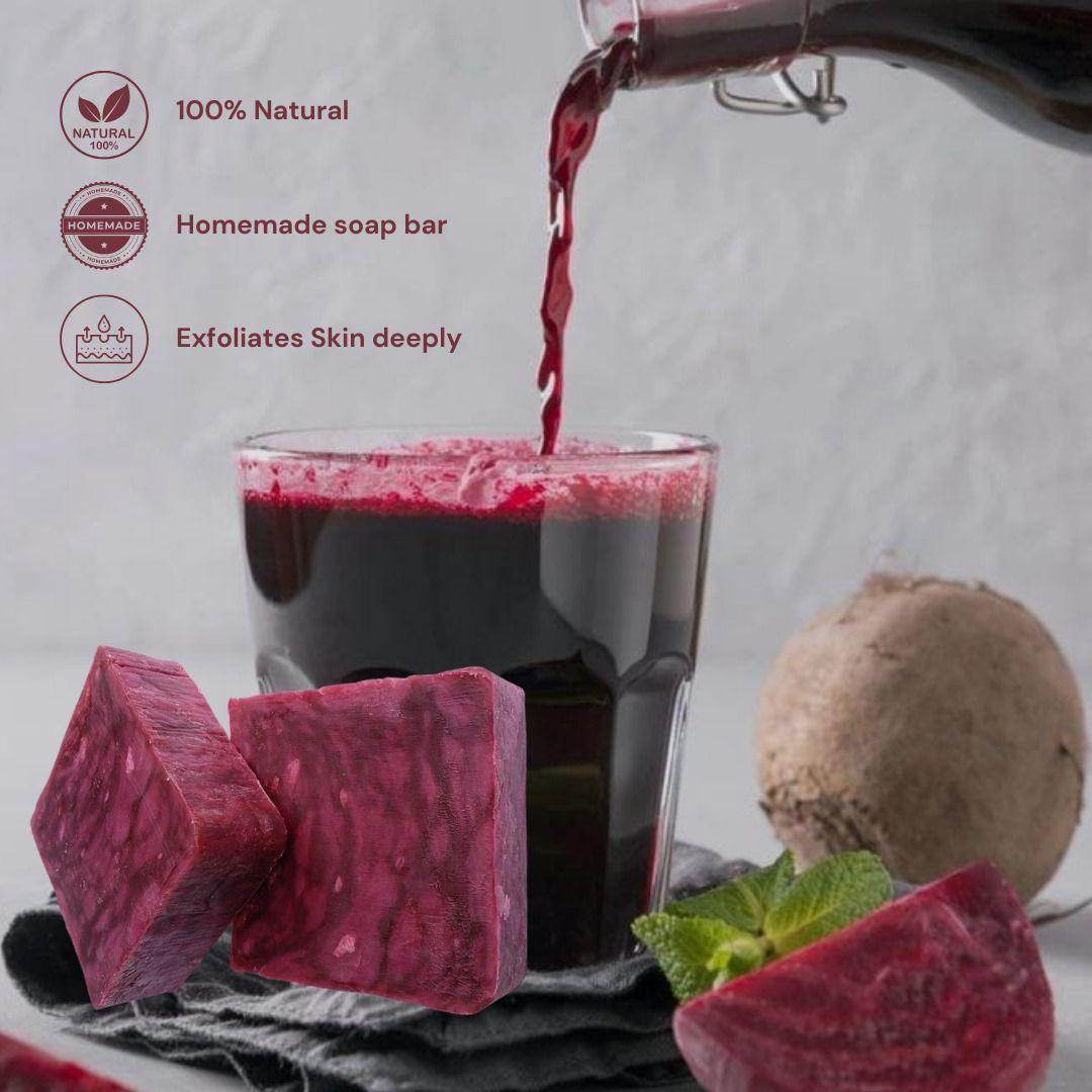 Beetroot Soap – Natural Radiance & Skin Nourishment, 125 g - Shipcart Ecommerce Official