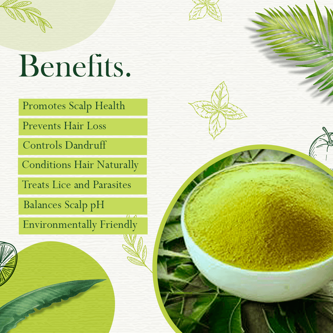 Neem Hair Pack Powder – Scalp Care, Dandruff Control & Hair Strength, 100g - Shipcart Ecommerce Official