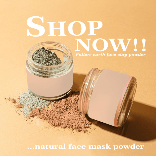 Fuller's Earth Face Pack Powder – Deep Cleansing, Oil Control & Skin Brightening, 100g - Shipcart Ecommerce Official