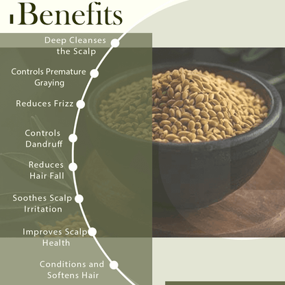 Fenugreek Hair Pack Powder – Nourish, Strengthen & Promote Hair Growth, 100g - Shipcart Ecommerce Official