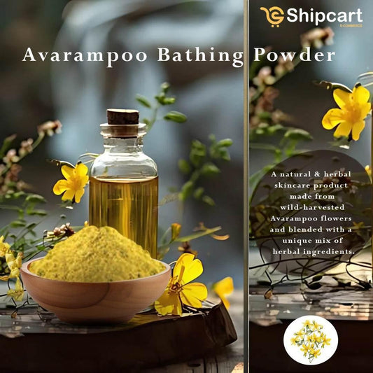 Avarampoo Bathing Powder – Natural Cleanser for Glowing Skin, 100g - Shipcart Ecommerce Official