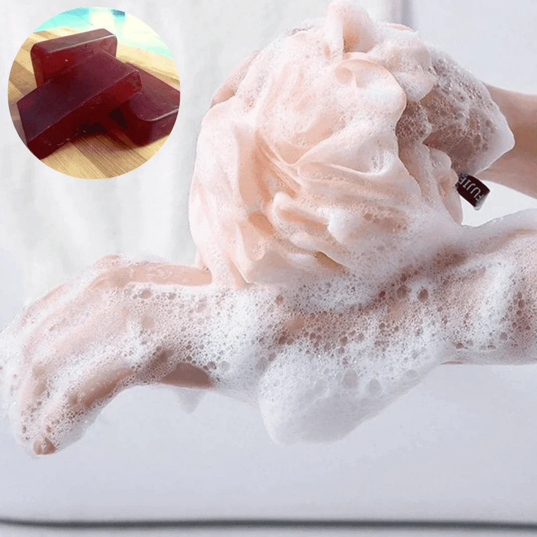 Red Wine Glycerine Soap – Anti-Aging & Skin Glow – Pack of 3, 375g (125g each) - Shipcart Ecommerce Official