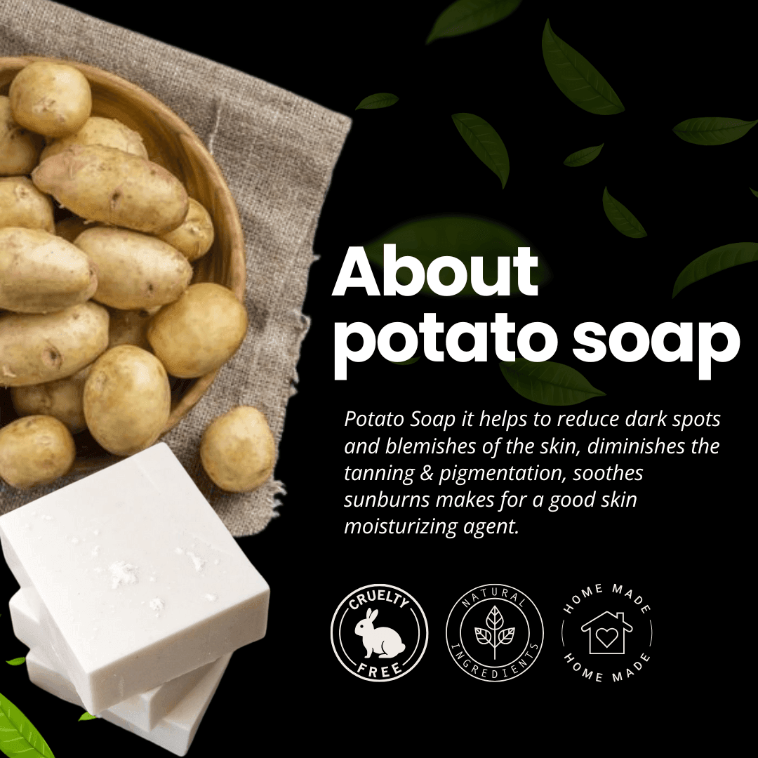 Potato Soap – Brightening, Soothing & Natural Care, 125 g - Shipcart Ecommerce Official