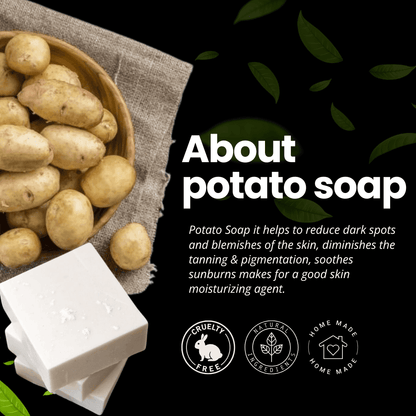 Potato Soap – Brightening, Soothing & Natural Care, 125 g - Shipcart Ecommerce Official