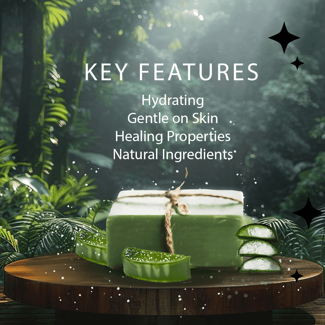 Organic Special Aloe Vera Soap – Hydration, Brightening & Skin Soothing, 125g - Shipcart Ecommerce Official