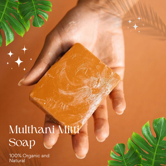 Natural Multanimitti Soap – Oil Control, Skin Glow & Rejuvenation, 100 g