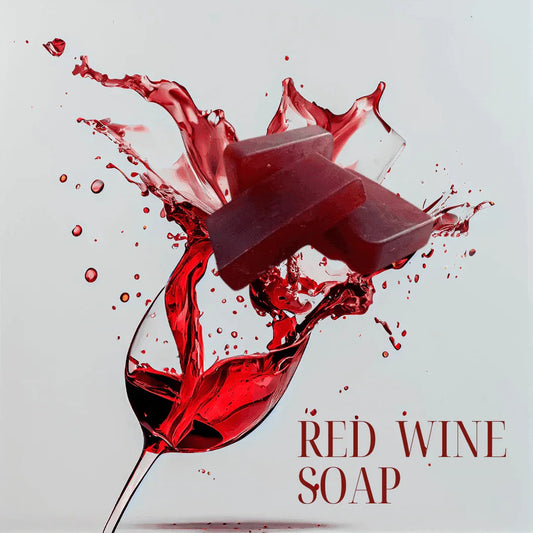 Red Wine Glycerine Soap – Anti-Aging & Skin Glow – Pack of 3, 375g (125g each) - Shipcart Ecommerce Official