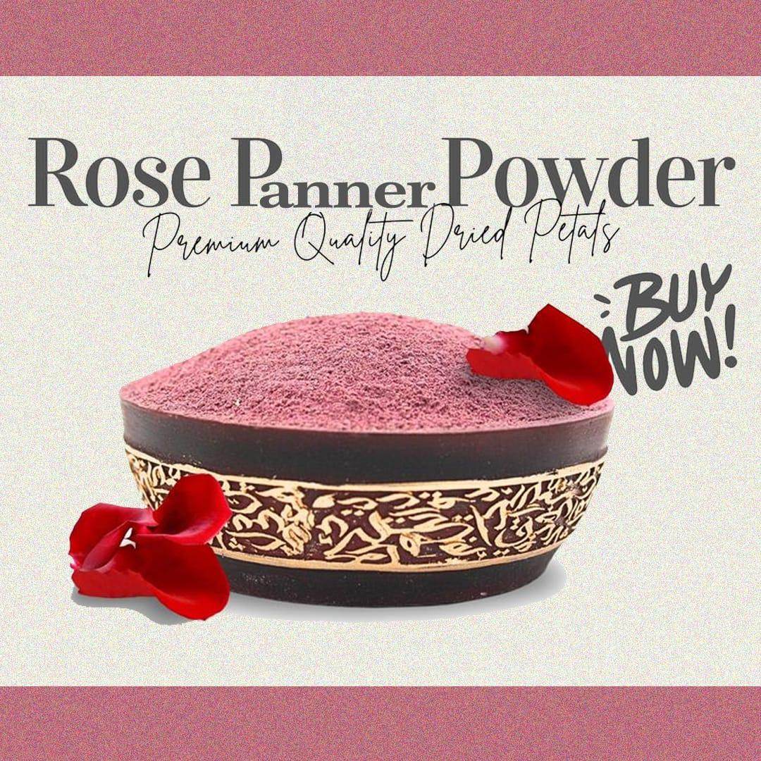 Paneer Rose Face Pack Powder – Hydration, Skin Brightening & Glow Boosting, 100g - Shipcart Ecommerce Official
