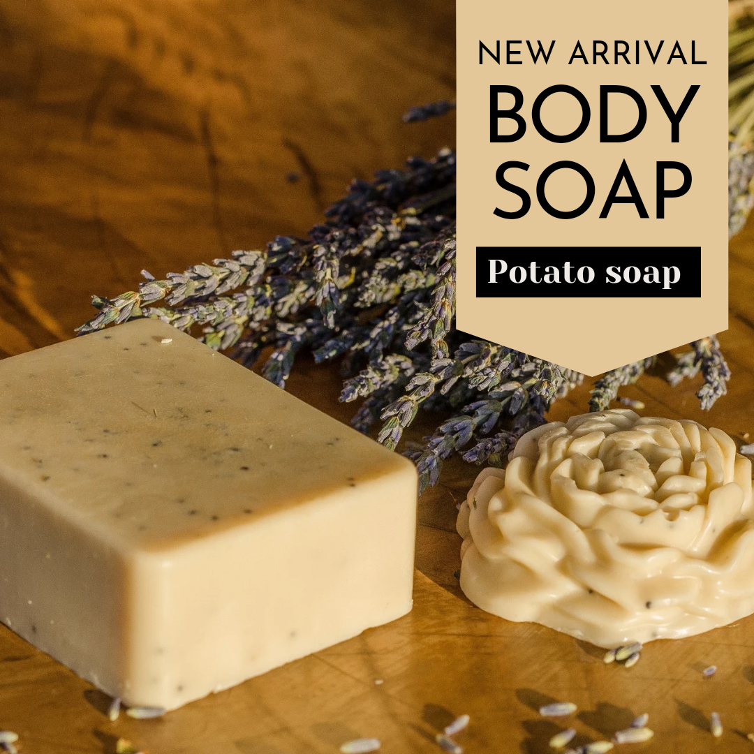 Herbal Organic Potato Soap – Brighten & Nourish Naturally, 100 g