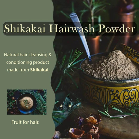 Shikakai Hair Pack Powder – Natural Cleanser, Hair Strengthener & Scalp Care, 100g - Shipcart Ecommerce Official