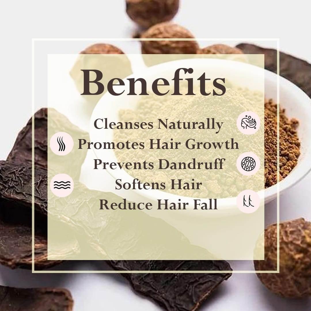 Shikakai Hair Pack Powder – Natural Cleanser, Hair Strengthener & Scalp Care, 100g - Shipcart Ecommerce Official