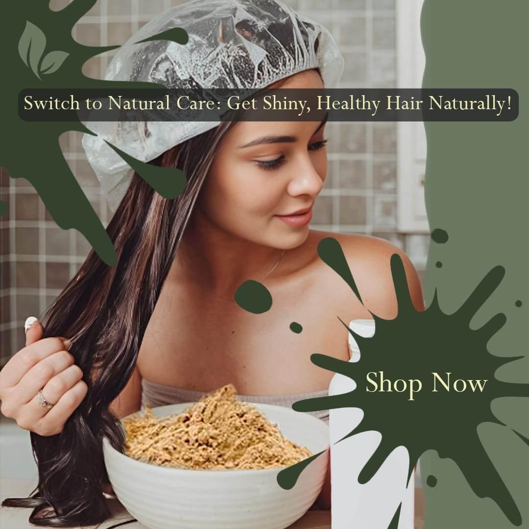Shikakai Hair Pack Powder – Natural Cleanser, Hair Strengthener & Scalp Care, 100g - Shipcart Ecommerce Official