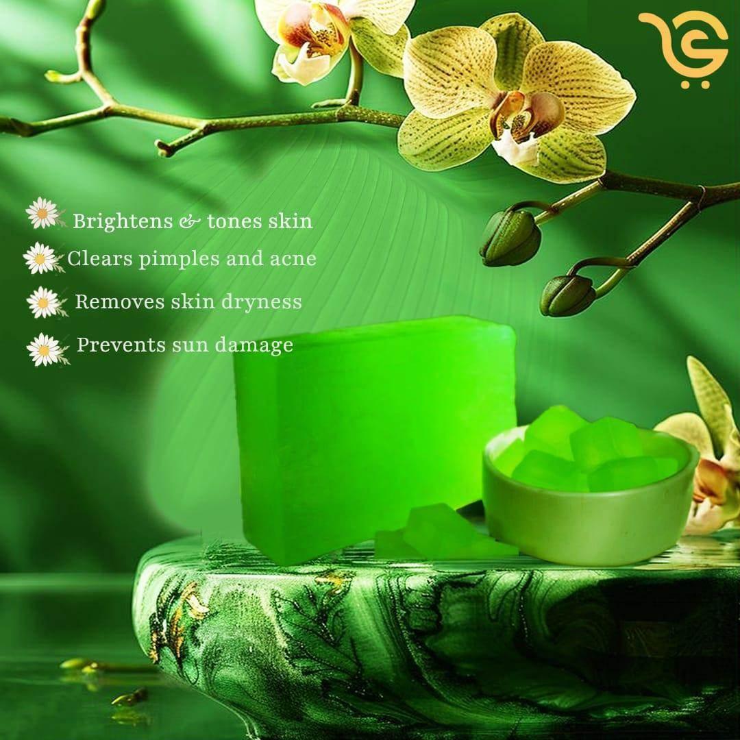 Kuppaimeni Glycerine Soap – Herbal Skin Clarity & Detox – Pack of 3, 375g (125g each) - Shipcart Ecommerce Official