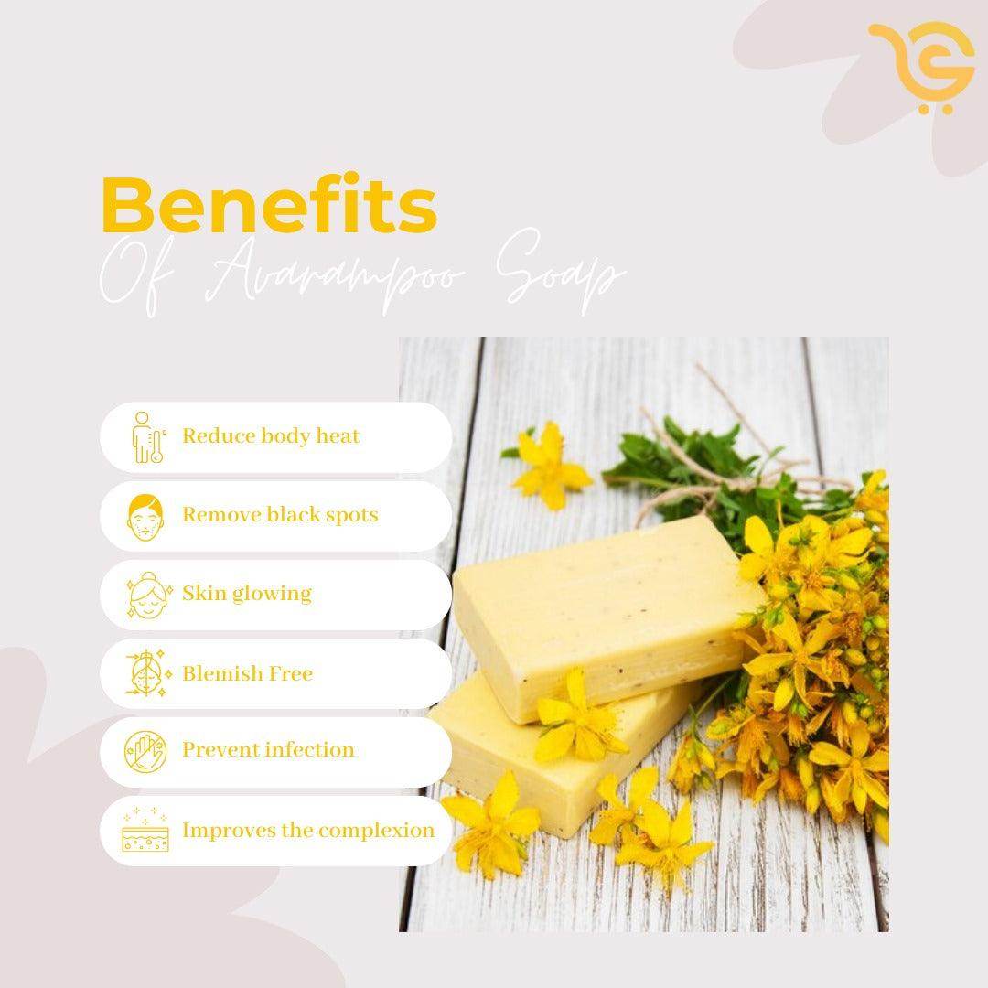 Avarampoo Soap – Natural Skin Brightening & Hydration, 125 g - Shipcart Ecommerce Official